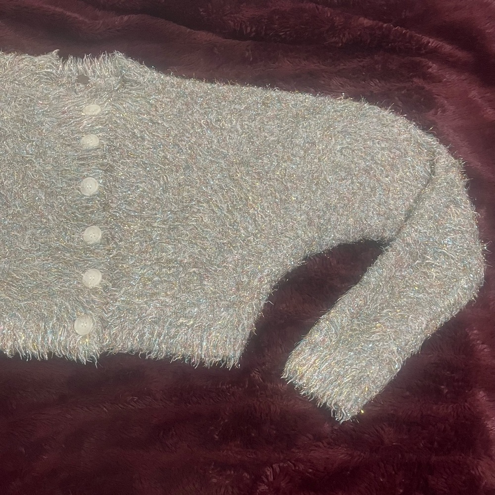 Free People Multicolor Button-Up Cropped Sweater XS Excellent Condition - Picture 4 of 6